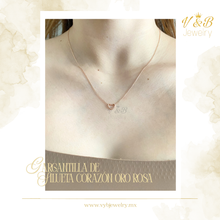 Cargar imagen en el visor de la galería, Gargantilla Silueta Corazón