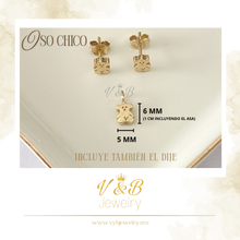 Cargar imagen en el visor de la galería, Aretes Oso Estilo Tous Diferentes Tamaños