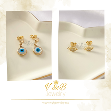 Cargar imagen en el visor de la galería, Aretes Ojos