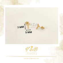 Cargar imagen en el visor de la galería, Aretes Iniciales - 14K