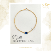Cargar imagen en el visor de la galería, Pulso Zirconia Corte Baguette - Colores