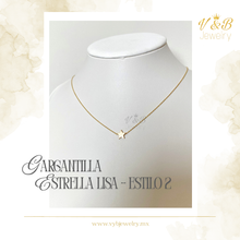 Cargar imagen en el visor de la galería, Gargantilla Estrella Lisa
