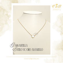 Cargar imagen en el visor de la galería, Gargantillas Estilo VC Oro Amarillo y Rosa