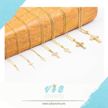 Cargar imagen en el visor de la galería, Dijes de Cruz 10k