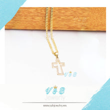 Cargar imagen en el visor de la galería, Dijes de Cruz 10k