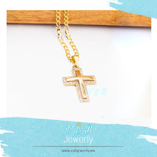 Cargar imagen en el visor de la galería, Dijes de Cruz 10k