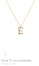 Cargar imagen en el visor de la galería, Gargantilla Dijes Iniciales con Diamante