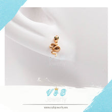 Cargar imagen en el visor de la galería, Gargantilla Dijes Iniciales con Diamante