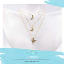 Cargar imagen en el visor de la galería, Dijes Naturaleza (Libelula, Mariposa y Colibrí) 10k