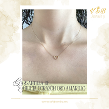 Cargar imagen en el visor de la galería, Gargantilla Silueta Corazón
