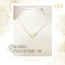 Cargar imagen en el visor de la galería, Gargantilla Huella de Perro - 14K
