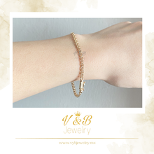 Cargar imagen en el visor de la galería, Pulso Tejido Chino - 14K
