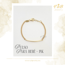 Cargar imagen en el visor de la galería, Pulso para bebé - 14K
