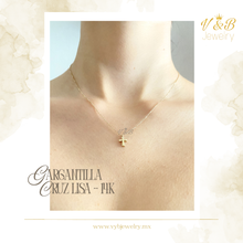 Cargar imagen en el visor de la galería, Gargantilla de Cruz - 14K
