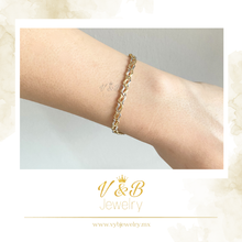 Cargar imagen en el visor de la galería, Pulso Oro Blanco y Dorado
