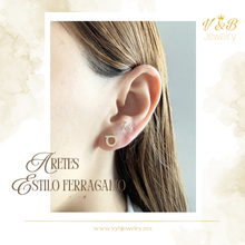 Cargar imagen en el visor de la galería, Aretes Estilo Ferrag.
