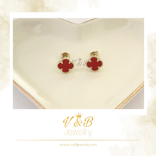 Cargar imagen en el visor de la galería, Aretes VC Rojos
