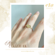 Cargar imagen en el visor de la galería, Anillo Corazón Diamantado
