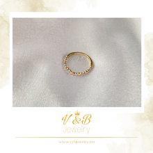 Cargar imagen en el visor de la galería, Anillo Bolitas Oro Florentino
