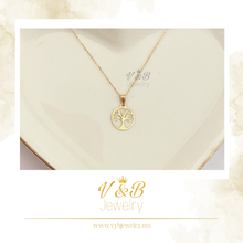 Cargar imagen en el visor de la galería, Gargantilla Árbol - 18K
