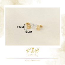 Cargar imagen en el visor de la galería, Aretes Iniciales - 14K
