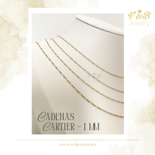 Cargar imagen en el visor de la galería, Cadena Cartier 1MM
