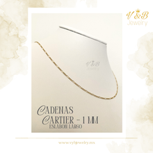 Cargar imagen en el visor de la galería, Cadena Cartier Delgada

