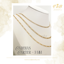 Cargar imagen en el visor de la galería, Cadena Cartier 3MM
