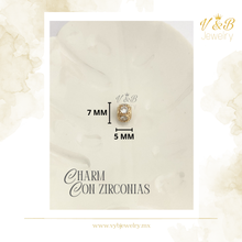 Cargar imagen en el visor de la galería, Charm Zirconias Pequeño- Dije para Pulseras Estilo Pandora
