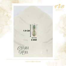 Cargar imagen en el visor de la galería, Charm Hoja y Flores - Dije para Pulsera Estilo Pandora
