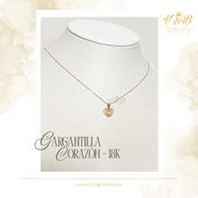 Cargar imagen en el visor de la galería, Gargantilla Corazón - 18K
