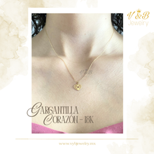 Cargar imagen en el visor de la galería, Gargantilla Corazón - 18K
