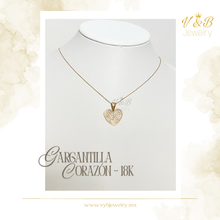 Cargar imagen en el visor de la galería, Gargantilla Corazón - 18K
