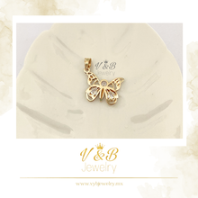 Cargar imagen en el visor de la galería, Dije Mariposa con Zirconias
