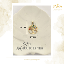 Cargar imagen en el visor de la galería, Dije Árbol de la Vida Colores
