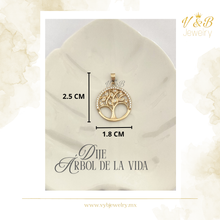 Cargar imagen en el visor de la galería, Dije Árbol de la Vida Blanco
