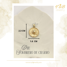 Cargar imagen en el visor de la galería, Dije Sombrero de Charro
