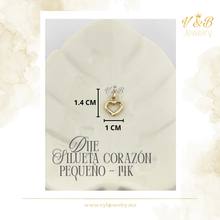 Cargar imagen en el visor de la galería, Dijes de Corazones - 14K
