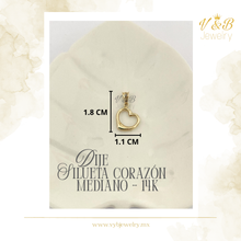 Cargar imagen en el visor de la galería, Dijes de Corazones - 14K
