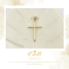 Cargar imagen en el visor de la galería, Dije Cruz Grande - 14K
