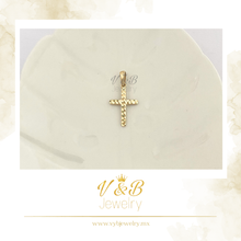 Cargar imagen en el visor de la galería, Dije Cruz Diamantada - 14K
