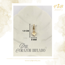 Cargar imagen en el visor de la galería, Dije Corazón Inflado - 14K
