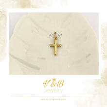 Cargar imagen en el visor de la galería, Dije Cruz Chica - 18K
