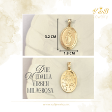 Cargar imagen en el visor de la galería, Dije Medalla Virgen Milagrosa
