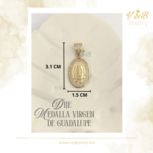 Cargar imagen en el visor de la galería, Dije Medalla Virgen de Guadalupe
