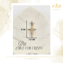 Cargar imagen en el visor de la galería, Dije Cruz con Cristo
