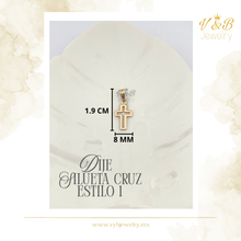 Cargar imagen en el visor de la galería, Dijes Silueta Cruz
