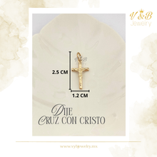 Cargar imagen en el visor de la galería, Dije de Cruz con Cristo
