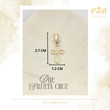 Cargar imagen en el visor de la galería, Dije Silueta Cruz

