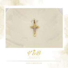 Cargar imagen en el visor de la galería, Dije Cruz con Cristo O.Blanco
